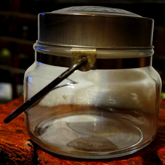 Vtg 2011 Paula Deen Lantern Candle Holder  Herbal Container Apothecary Jar - Picture 2 of 6